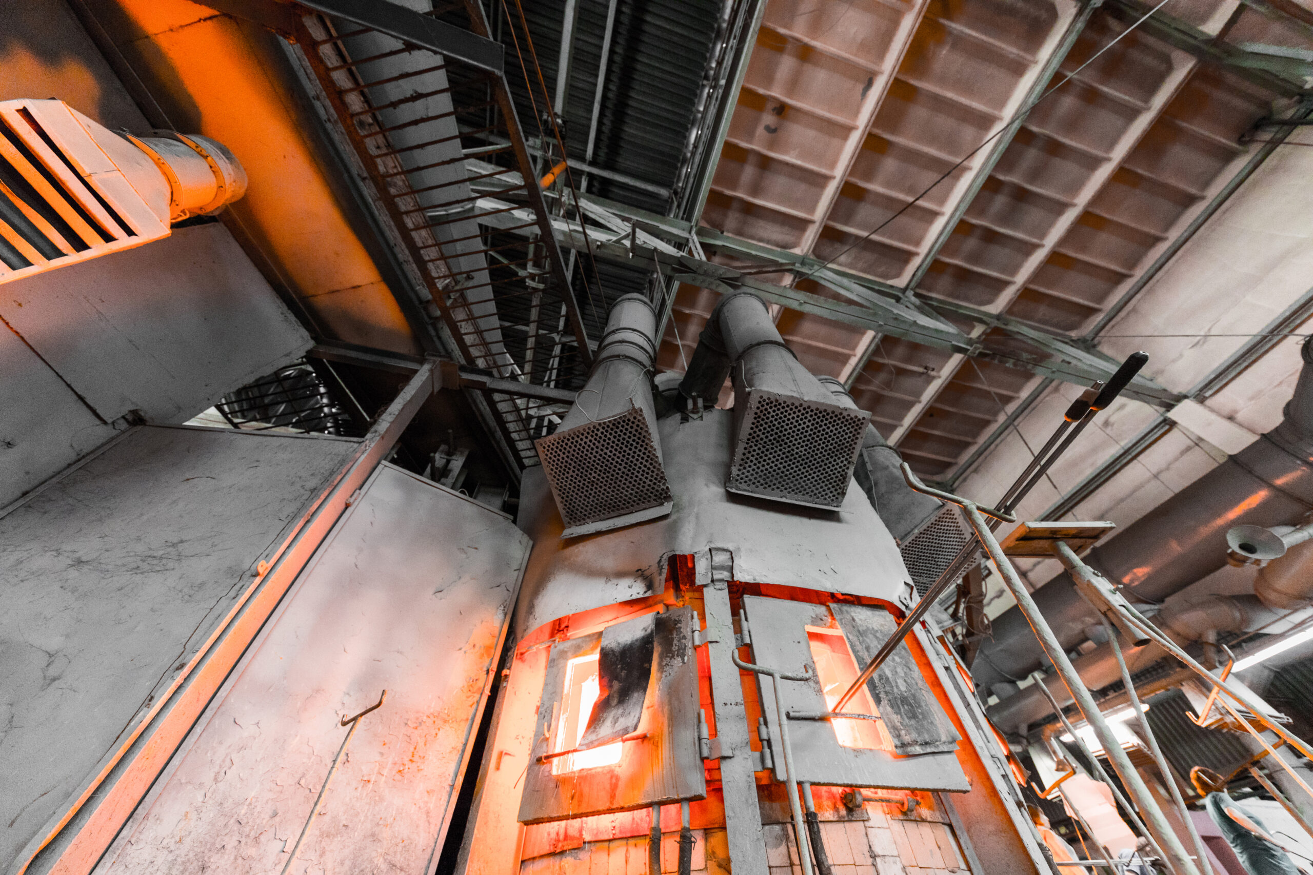 Process of glass making at specialized glass industry